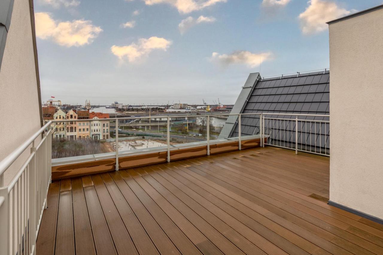 Old Town Szczecin Blue Apartment Bagian luar foto
